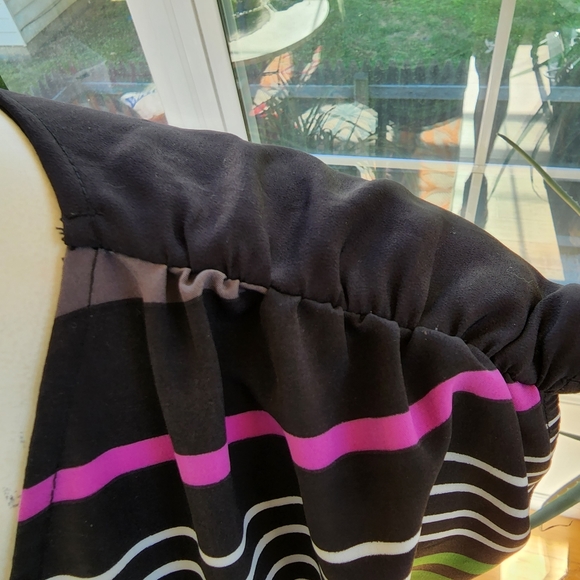 Petticoat Alley Multi Colored Striped Dress Size XS - Picture 4 of 4